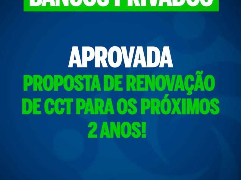 Bancos privados - card acordo aprovado - SindNit