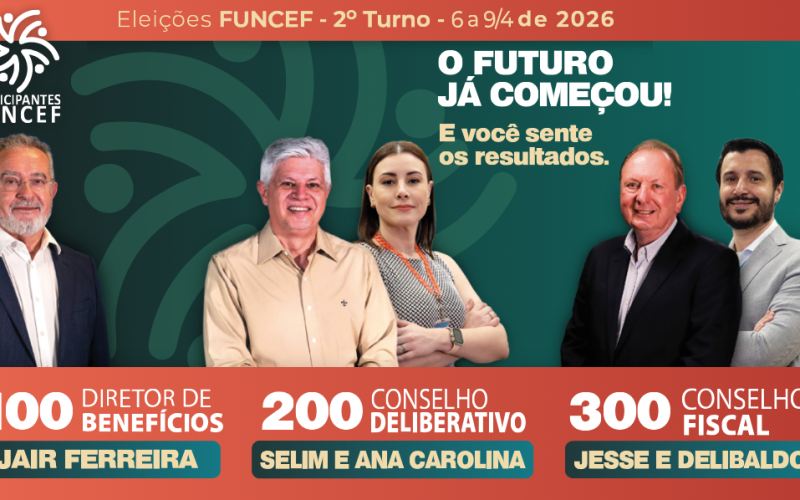 Capa Participantes Funcef - 2 Turno - card Contraf