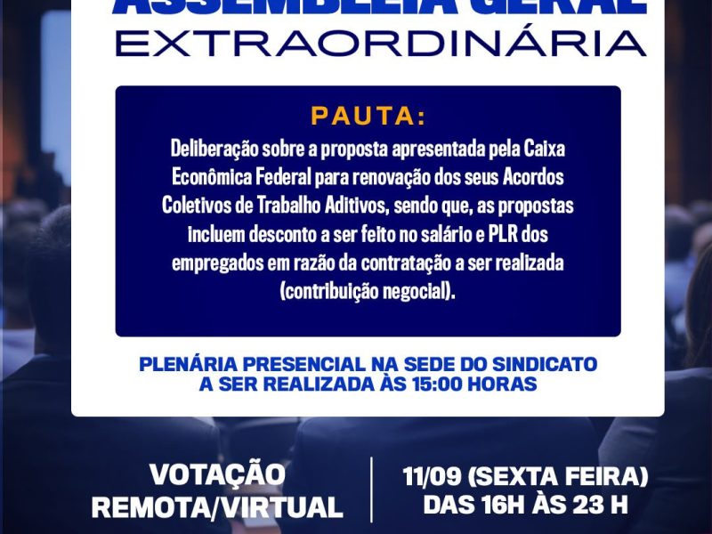 Card assembleia Caixa - SindNit