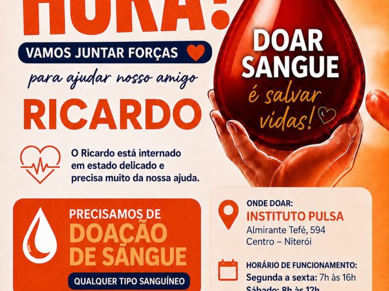 Card - doação de sangue - SindNit