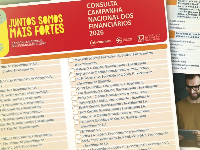 Consulta dos financiários - card Contraf