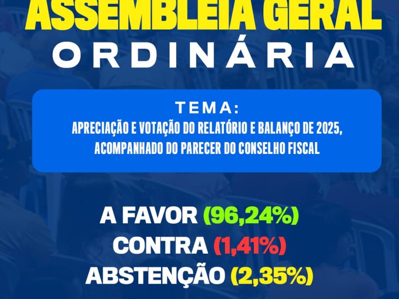 Contas aprovadas - card SindNit