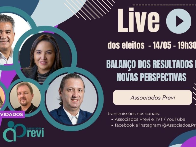 Previ - live dos eleitos - card Contraf