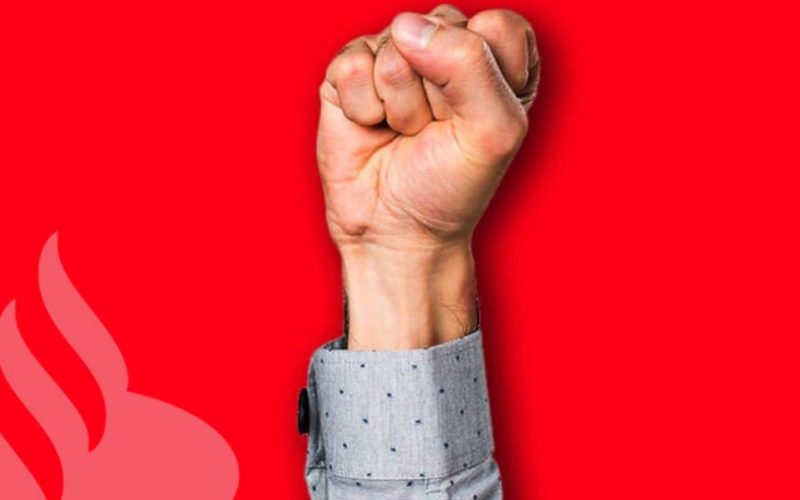 Santander - conquista do movimento sindical - card Contraf