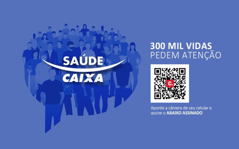 Saude Caixa - 300 mil vidas - card Contraf