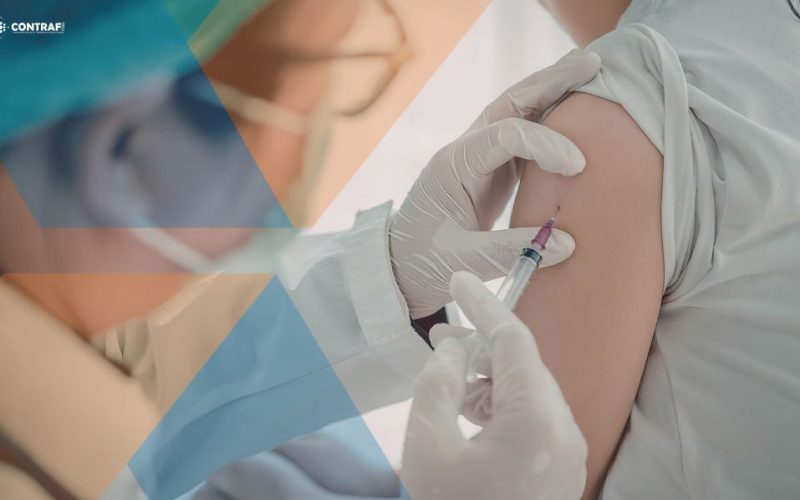 Vacinação na Caixa - Card Contraf